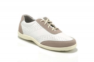 Pantofi albi din piele naturala TOPWAY DP9 - Img 5
