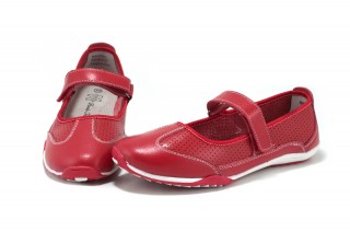 Pantofi rosii din piele naturala DP6 - Img 3