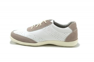 Pantofi albi din piele naturala TOPWAY DP9 - Img 6