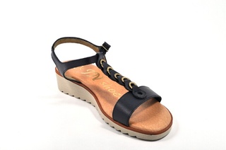 Sandale albastru inchis In shoes, din piele naturala - Img 3