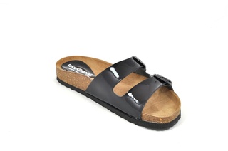 Sandale negre Morxiva, din piele naturala DS49 - Img 3