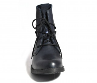 Botine albastre piele naturala Lewa DG11 - Img 5