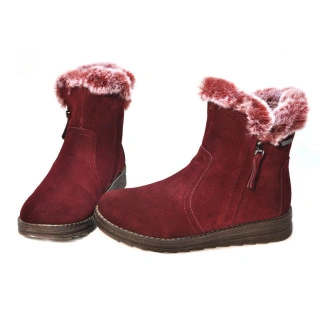 Cizme scurte piele naturala Heidi