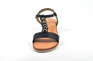 Sandale albastru inchis In shoes, din piele naturala - Img 4