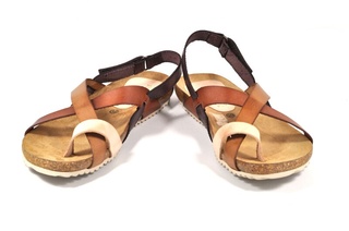 Sandale maro Morxiva, din piele naturala DS85 - Img 2