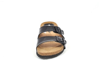 Sandale negre Morxiva, din piele naturala DS49 - Img 4