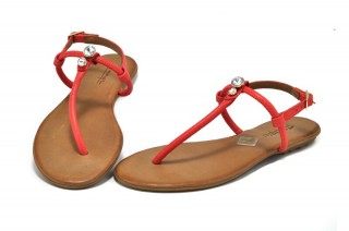 Sandale rosii piele naturala Berta