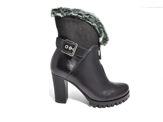 Botine dama din piele naturala DB2