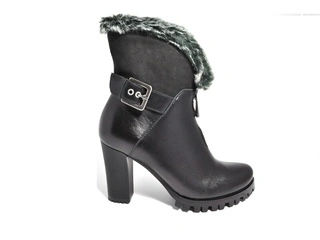 Botine dama din piele naturala DB2
