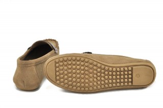 Pantofi crem din piele naturala Ivone - Img 2