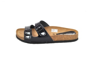 Sandale negre Morxiva, din piele naturala DS49 - Img 5