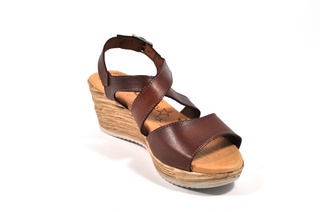 Sandale maro Tristan, din piele naturala DS62