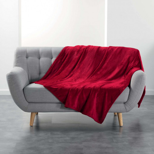 Ćebe 180*220 crveno flanel