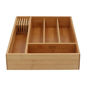 Organizator za pribor 38x28x4x7cm bambus natural