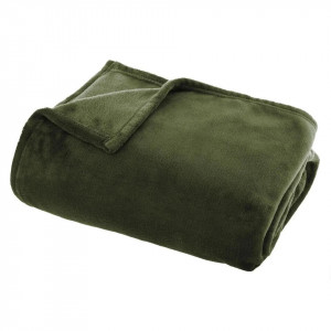 Ćebe flanel zeleno 125X150cm