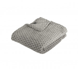 Ćebe flanel sivo puf 125*150cm