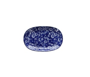 TANJIR OVALNI PLAVI 23CM - Img 2