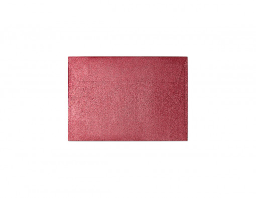 Plic B7 (88 x 125mm) decorativ color rosu Pearl