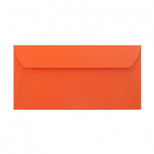 Plic color portocaliu DL (110 x 220 mm)