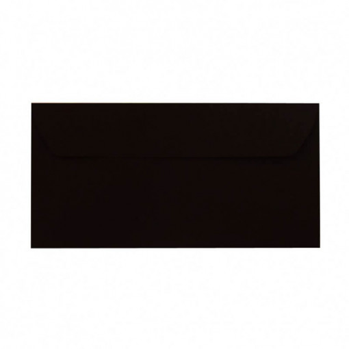 Plic color negru DL (110 x 220 mm)