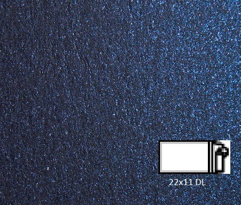 Plic Fedrigoni Sirio Pear Shinny Blue DL (110 x 220 mm) 50 buc/set