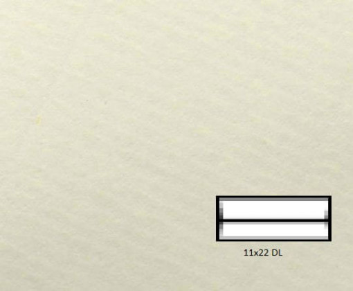 Plic Fedrigoni Corolla Classic Ivory DL (110 x 220 mm) 50 buc/set