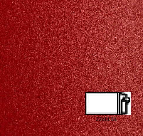 Plic Fedrigoni Sirio Pear Red Fever DL (110 x 220 mm) 50 buc/set