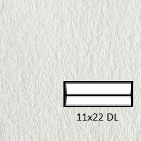 Plic Fedrigoni Freelife Vellum White DL (110 x 220 mm) 50 buc/set