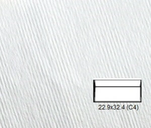 Plic Cordenons Acquerello Bianco C4 (229 x 324mm) 50 buc/set