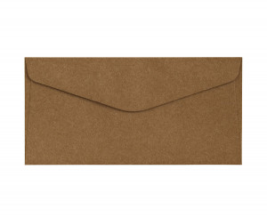 Plic DL(110x220mm) decorativ color maro Nature