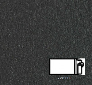 Plic Fedrigoni Sirio Pear Color Nero DL (110 x 220 mm) 50 buc/set