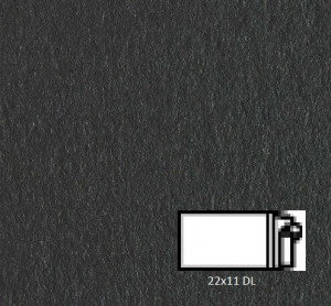 Plic Fedrigoni Sirio Pear Color Nero DL (110 x 220 mm) 50 buc/set