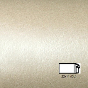 Plic Fedrigoni Sirio Pear Oyster Shell DL (110 x 220 mm) 50 buc/set
