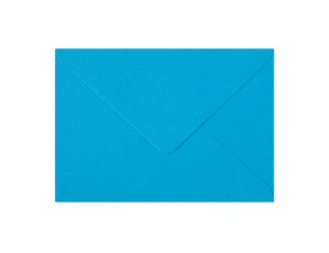 Plic B6(125x176mm) decorativ color albastru Smooth