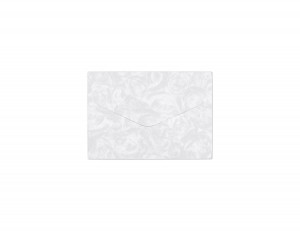 Plic B7 (88 x 125mm) decorativ color alb Roses
