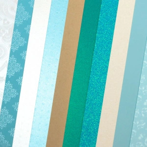 Carton decorativ Blue Shades mix A4(210x297)
