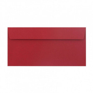 Plic color rosu DL (110 x 220 mm)