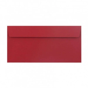 Plic color rosu DL (110 x 220 mm)