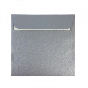 Plic color argintiu (160 x160 mm)