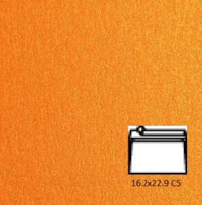 Plic Cordenons Sirio Pear Orange Glow C5 (162 x 229mm) 50 buc/set