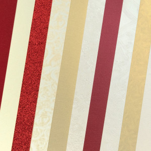 Carton decorativ Elegant rosu mix A4(210x297)