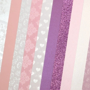 Carton decorativ Mix roz A4(210x297)