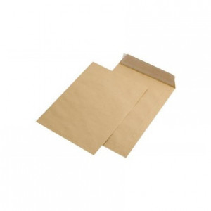 Plic B5 (175 x 250 mm), hartie Kraft Natur, lipire siliconica, 90 g/mp, 500 bucati/cutie