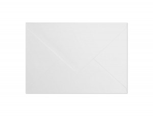 Plic B6(125x176mm) decorativ color alb Smooth