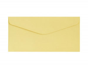 Plic DL (110*220mm) decorativ color galben Smooth