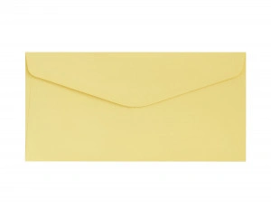 Plic DL (110*220mm) decorativ color galben Smooth