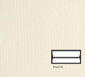 Plic Fedrigoni Acquerello Avorio DL (110 x 220 mm) 50 buc/set