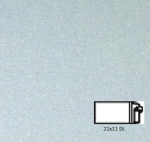 Plic Fedrigoni Sirio Pear Platinum DL (110 x 220 mm) 50 buc/set