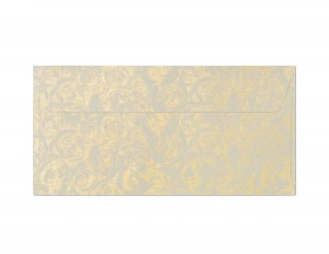 Plic DL (110*220mm) decorativ color crem Roses