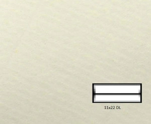 Plic Fedrigoni Corolla Classic Ivory DL (110 x 220 mm) 50 buc/set